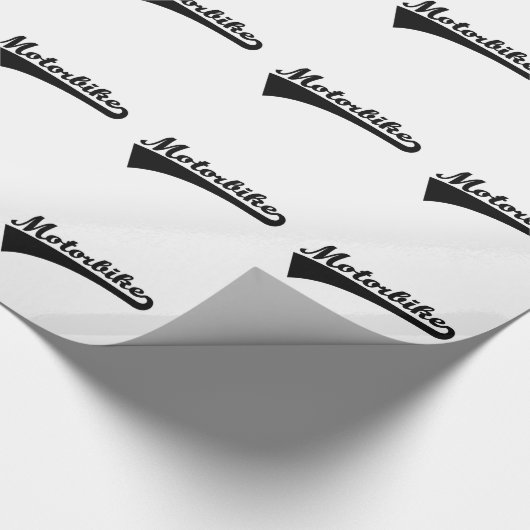Motorrad Geschenkpapier (Ecke)
