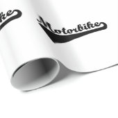 Motorrad Geschenkpapier (Rolleneckpunkt)
