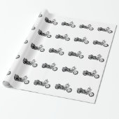 Motorrad Geschenkpapier (Ungerollt)