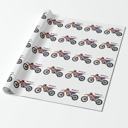 Motorrad Geschenkpapier (Ungerollt)
