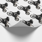 Motorrad Geschenkpapier (Ecke)