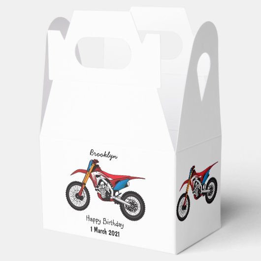 Motorrad Geschenkschachtel (Geöffnet)