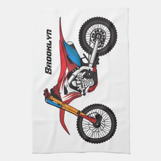 Motorrad Geschirrtuch (Vertikal)