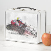 Motorrad-Geschwindigkeitsmesser Metall Brotdose (Beispiel)