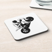 Motorrad Getränkeuntersetzer (Linke Seite)