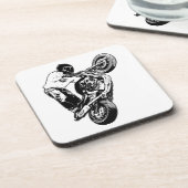 Motorrad Getränkeuntersetzer (Linke Seite)