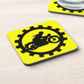 Motorrad Getränkeuntersetzer (Linke Seite)