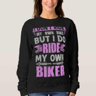 Motorrad Girl Women Biker Chick Bikers Sp Sweatshirt
