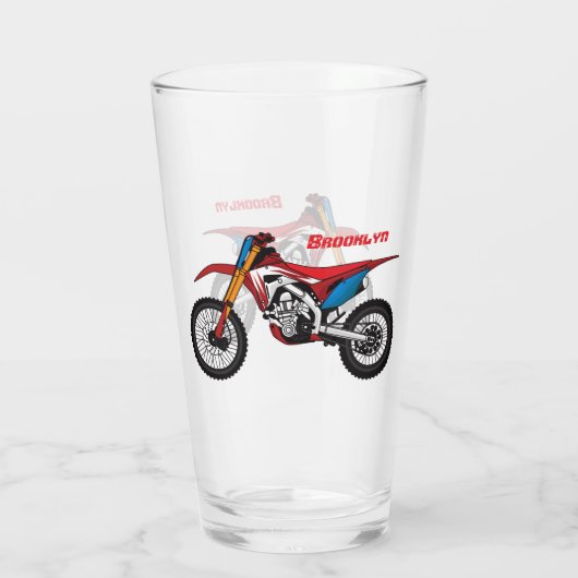 Motorrad Glas (Rückseite)