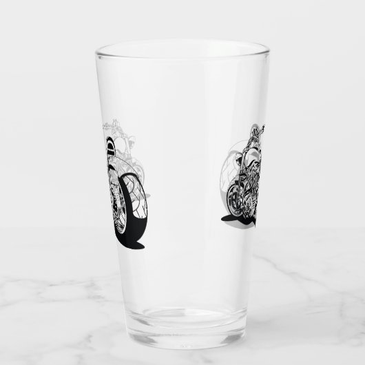 Motorrad Glas (Links)