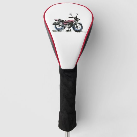 Motorrad Golf Headcover (Vorderseite)