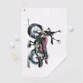 Motorrad Golfhandtuch (Insitu)