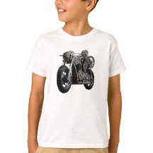 Motorrad-Grafik-T-Shirt für Kinder