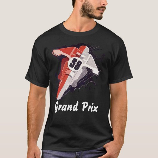 Motorrad Grandprix T-Shirt (Vorderseite)