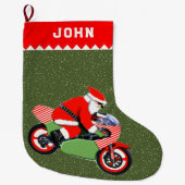Motorrad Großer Weihnachtsstrumpf (Vorderseite)