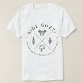 Motorrad Guzzi Mechanic Logo T-Shirt (Design vorne)