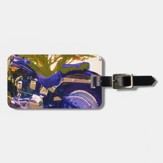 Motorrad Harley-FatBoy-1998 Gepäckanhänger (Vorderseite horizontal)