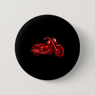 Motorrad Herz Biker Valentinstag Fahrer Paar Button