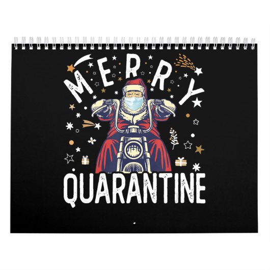 Motorrad-Hipster Santa Face Maske Kalender (Titelbild)