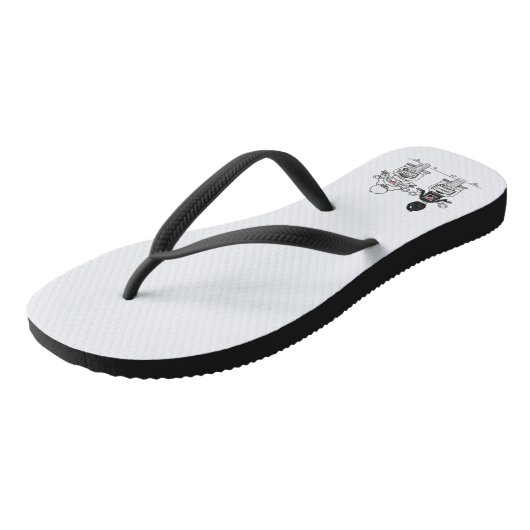 Motorrad Hochzeit Flip Flops Beach Schuhe Badesandalen (Schrägansicht)