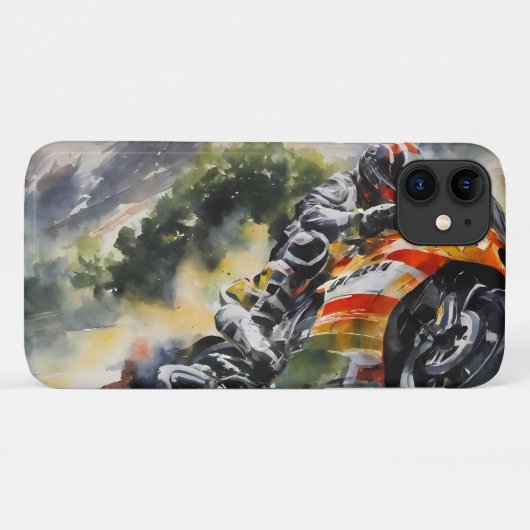 Motorrad-Höhepunkt Case-Mate iPhone Hülle (Rückseite (Horizontal))