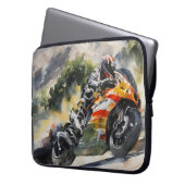 Motorrad-Höhepunkt Laptopschutzhülle (Vorderseite Links)