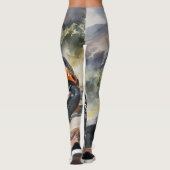 Motorrad-Höhepunkt Leggings (Rückseite)
