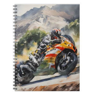 Motorrad-Höhepunkt Notizblock