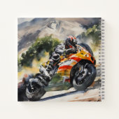 Motorrad-Höhepunkt Notizblock (Rückseite)