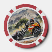 Motorrad-Höhepunkt Pokerchips (Rückseite)