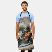 Motorrad-Höhepunkt Schürze (Getragen)