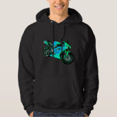 Motorrad Hoodie (Vorderseite)