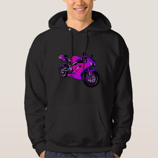 Motorrad Hoodie (Vorderseite)