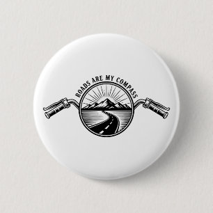 Motorrad-Horizont-Abenteuer Button