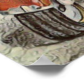 Motorrad 🏍️ Hund 🐕 Poster (Ecke)