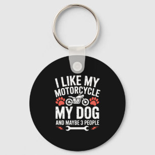 Motorrad Hund Sarkastischer Spruch Hunde Humor Schlüsselanhänger