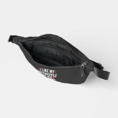 Motorrad-Hundebesitzer-Humor Bauchtasche (Offen)