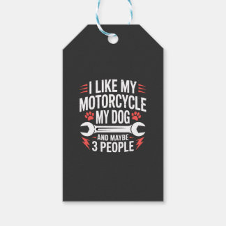 Motorrad-Hundebesitzer Humor Geschenkanhänger