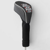 Motorrad-Hundebesitzer-Humor Golf Headcover (angewinkelt)