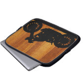 Motorrad im Landbau Laptopschutzhülle (Vorne Knopf)