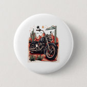Motorrad im Wüstenkaktus-Western-Set Button (Vorderseite)