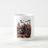 Motorrad im Wüstenkaktus-Western-Set Kaffeetasse (Mittel)