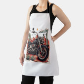 Motorrad im Wüstenkaktus-Western-Set Schürze (InSitu)