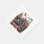 Motorrad im Wüstenkaktus-Western-Set Serviette (Ecke)