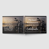 Motorrad in der Nähe der Wasserfeier des Lebens Gästebuch (Voll)