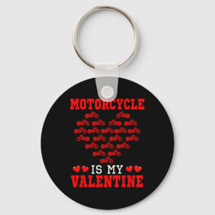 Motorrad ist mein Valentinstag-Fahrerteam süße Her Schlüsselanhänger