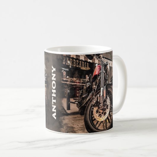 Motorrad Kaffeetasse (VorderseiteRechts)
