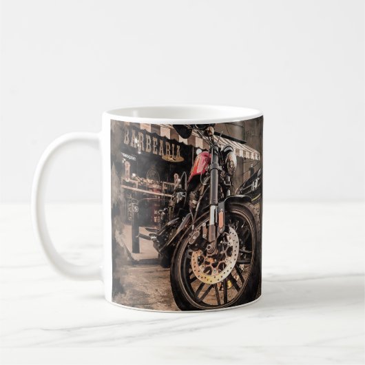 Motorrad Kaffeetasse (Links)