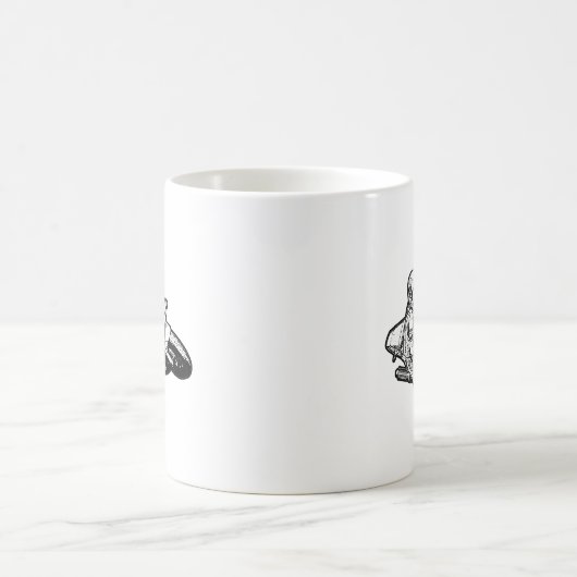 Motorrad Kaffeetasse (Mittel)