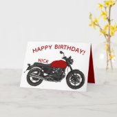 Motorrad Karte (Gelbe Blume)